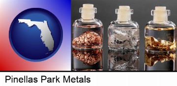 gold, silver, and copper nuggets in Pinellas Park, FL