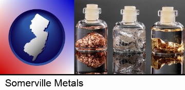 gold, silver, and copper nuggets in Somerville, NJ